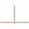 Ekena Millwork Eugene Smooth Timber Gable Bracket, Douglas Fir, 84"W x 53"H x 1 1/2"D x 3 1/2"F, 15/12 Pitch GBW084X53X0204EUG00SDF - alternate 1